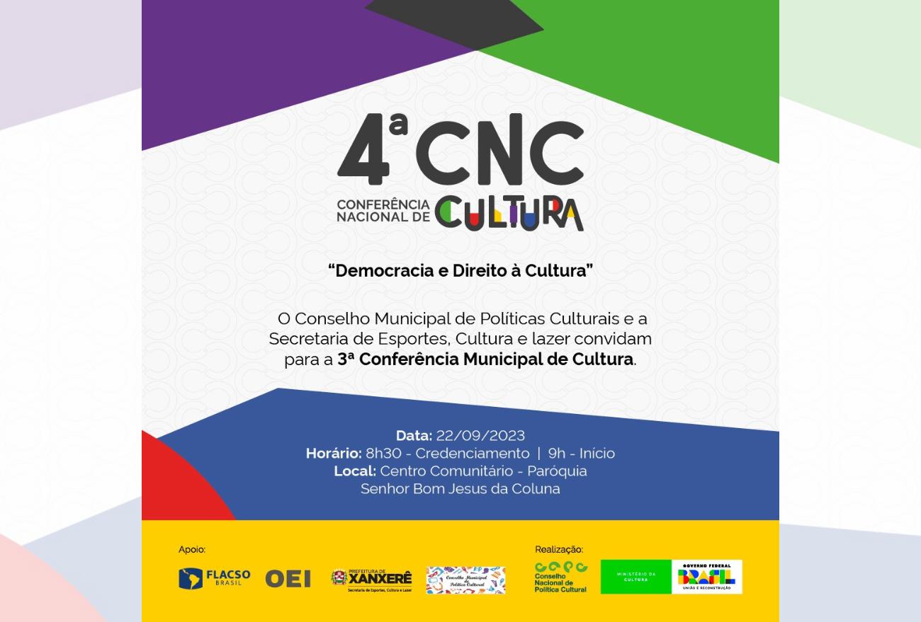 CMPC e Secretaria de Esportes, Cultura e Lazer de Xanxerê realizam 3ª Conferência Municipal de Cultura