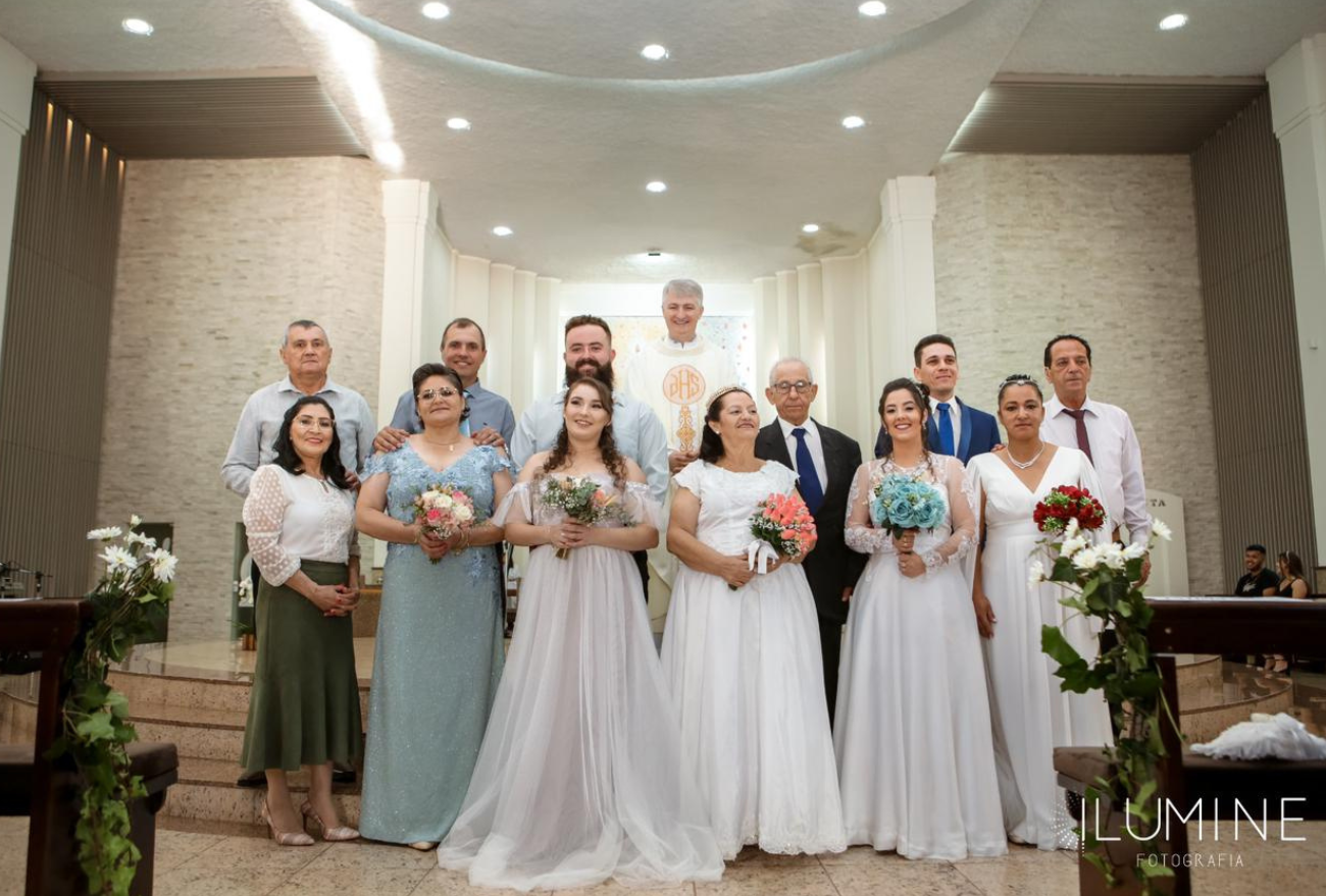 Consolidando o amor: seis casais celebram a união em casamento comunitário no sábado (23)