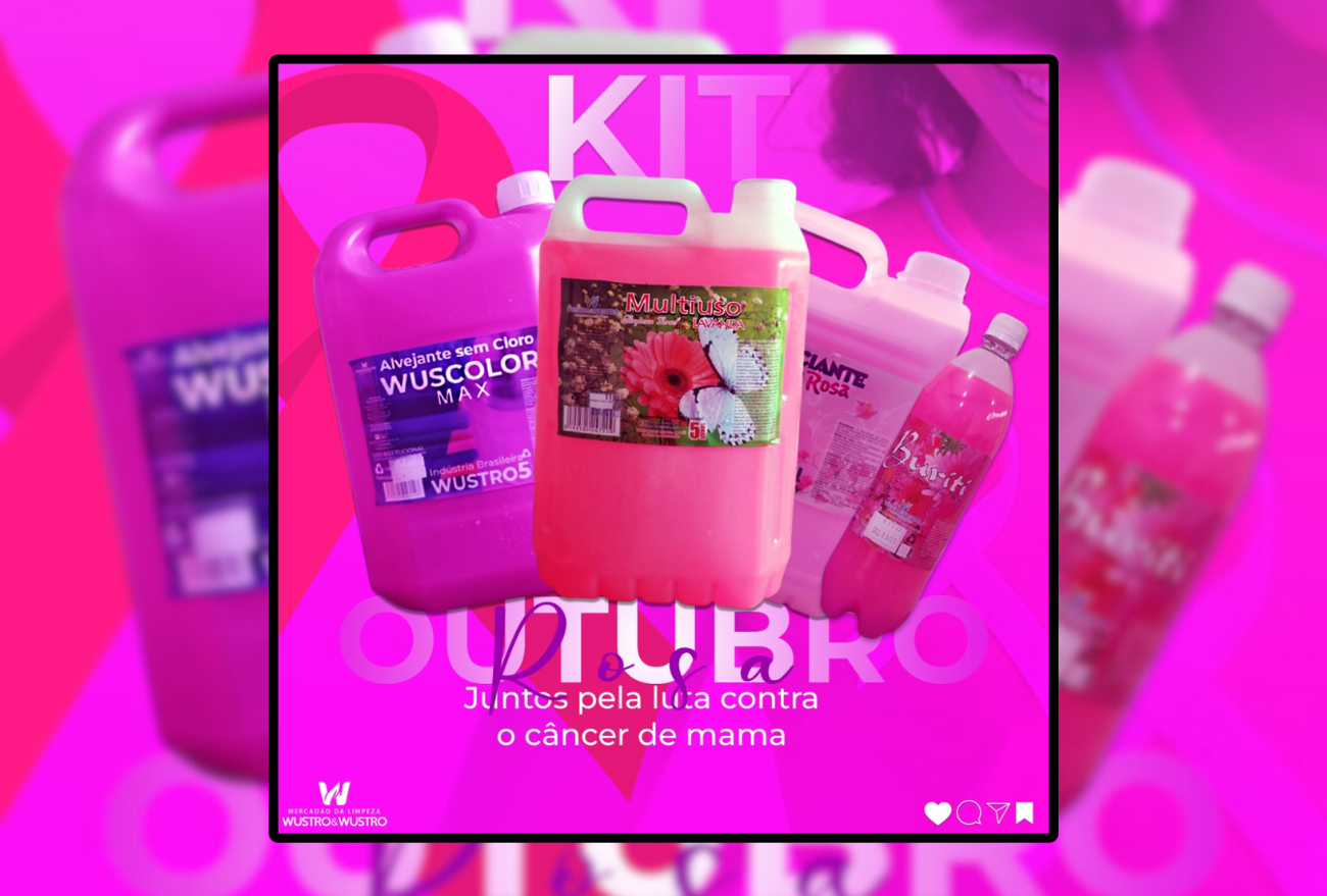 Kit Outubro Rosa da Wustro e Wustro: cuide de você com estilo!