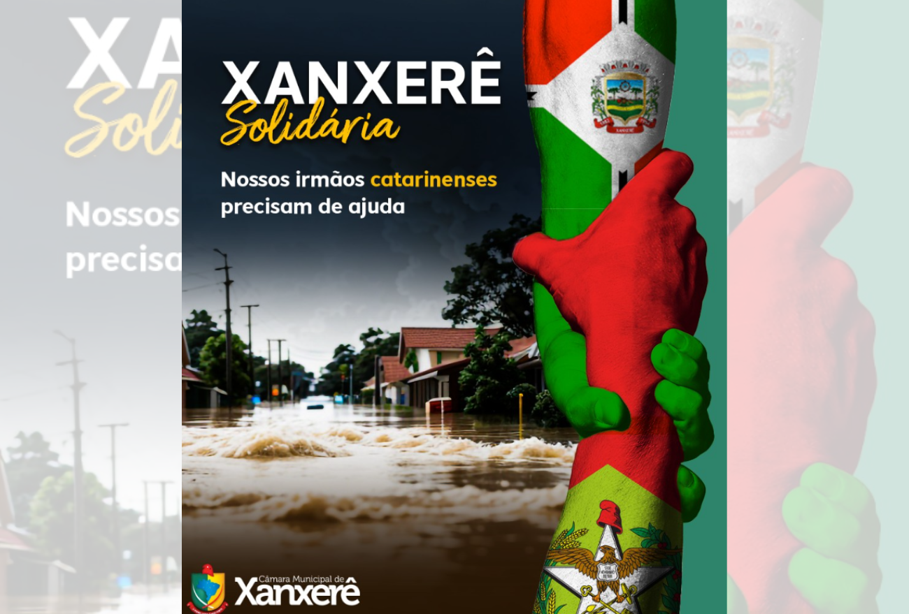 Câmara de Vereadores de Xanxerê lança campanha de arrecadação em prol dos atingidos pelas chuvas, em Santa Catarina