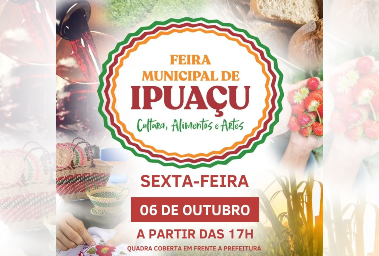 Ipuaçu organiza nova edição da Feira Municipal