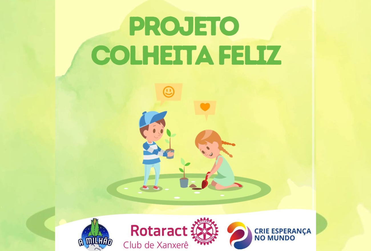 Rotaract de Xanxerê lança o projeto ‘Colheita Feliz’