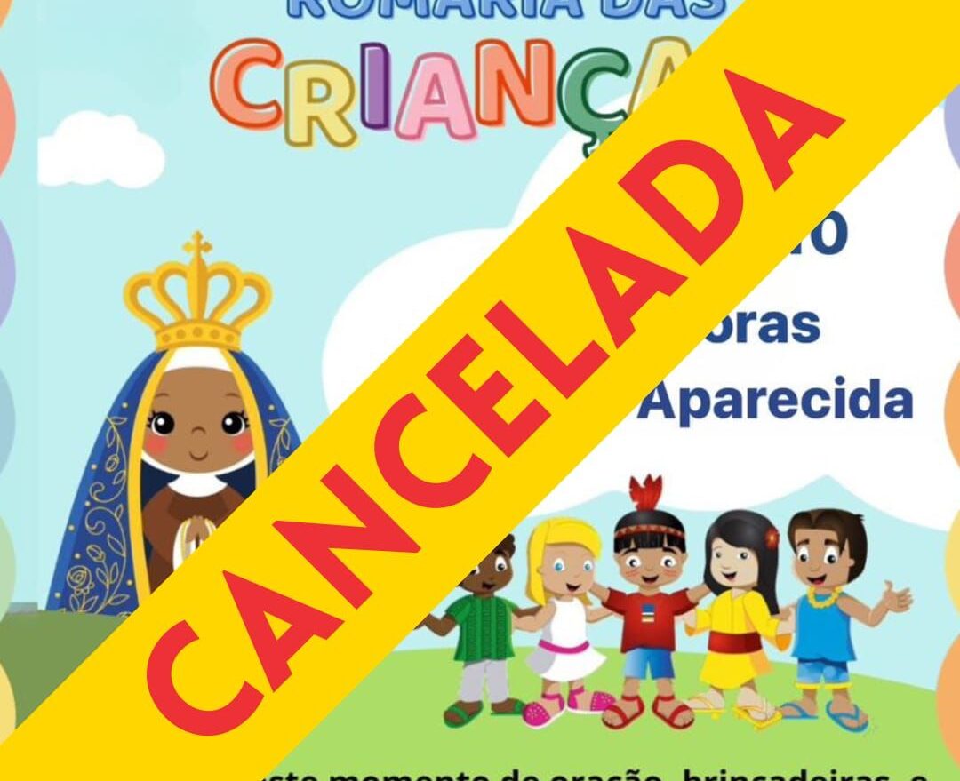 Romaria das Crianças que aconteceria neste domingo (08), é cancelada